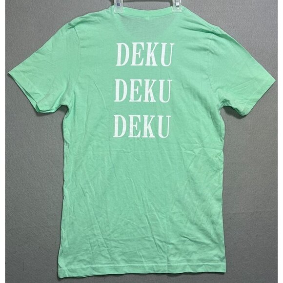 My Hero Deku Fans Shirt Tee Green Shirt Sleeve Tee Medium T-Shirt, Great Present - Picture 4 of 5